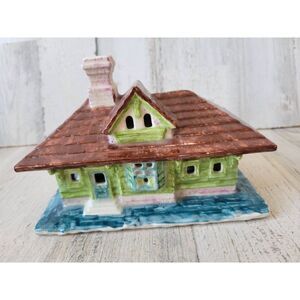 Byron molds House village 1980 ceramic light up Xmas decor